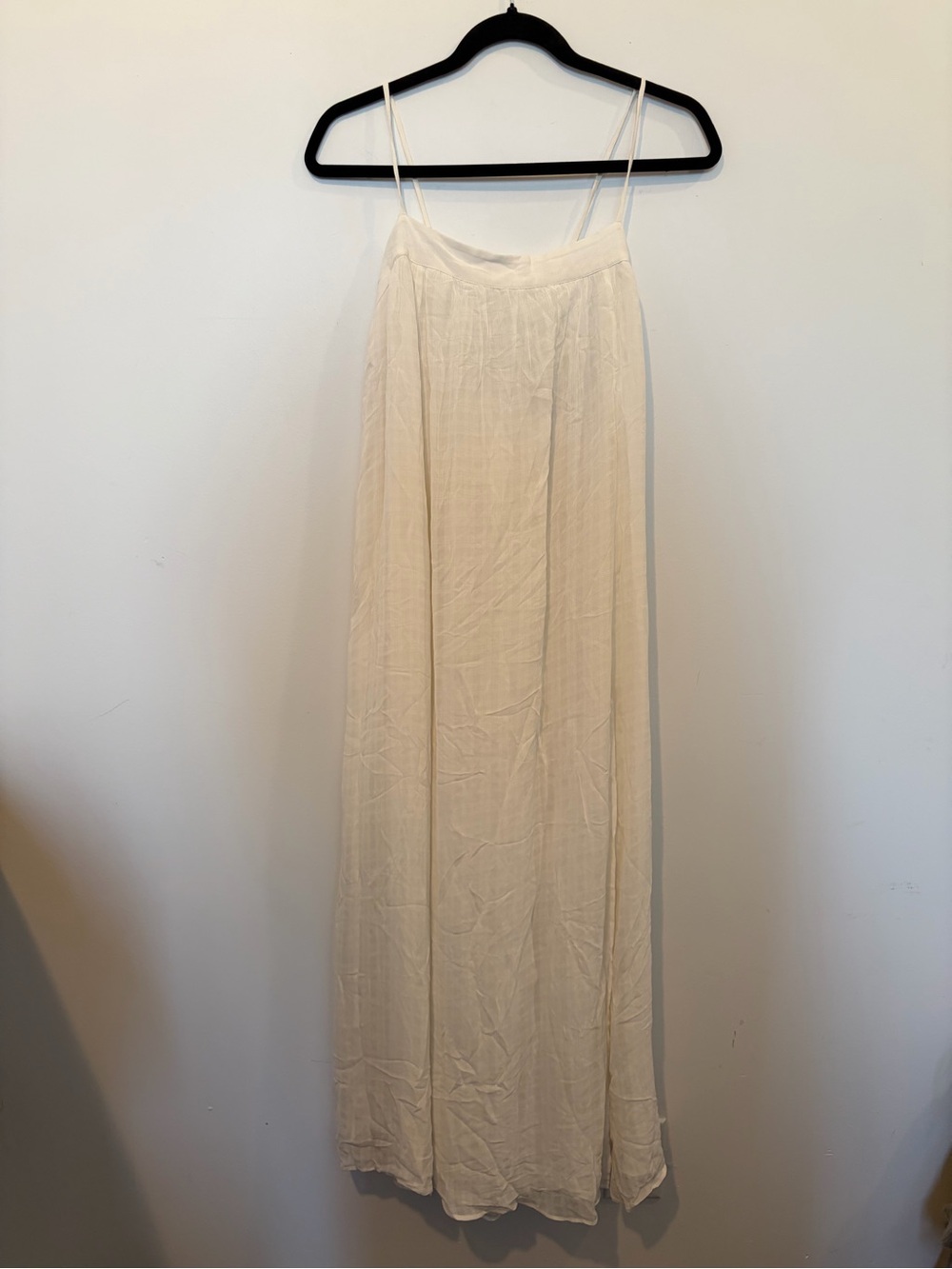 NWT Aritzia Wilfred Chant Thigh Slit Maxi Dress In Espace Women's Size Small - Picture 3 of 16